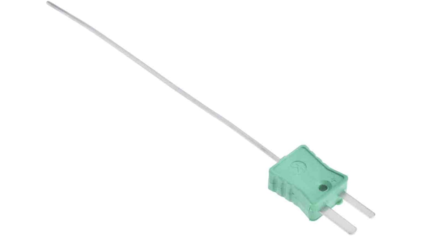RS PRO K型热电偶, 探头Φ1.5mm x 100mm, 可测+800°C, 微型插头接端, 铬镍铁合金600探头, 0.9 秒响应