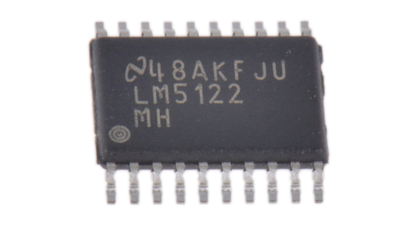Texas Instruments LM5122MH/NOPB, DC-DC Controller 250 kHz 20-Pin, HTTSOP