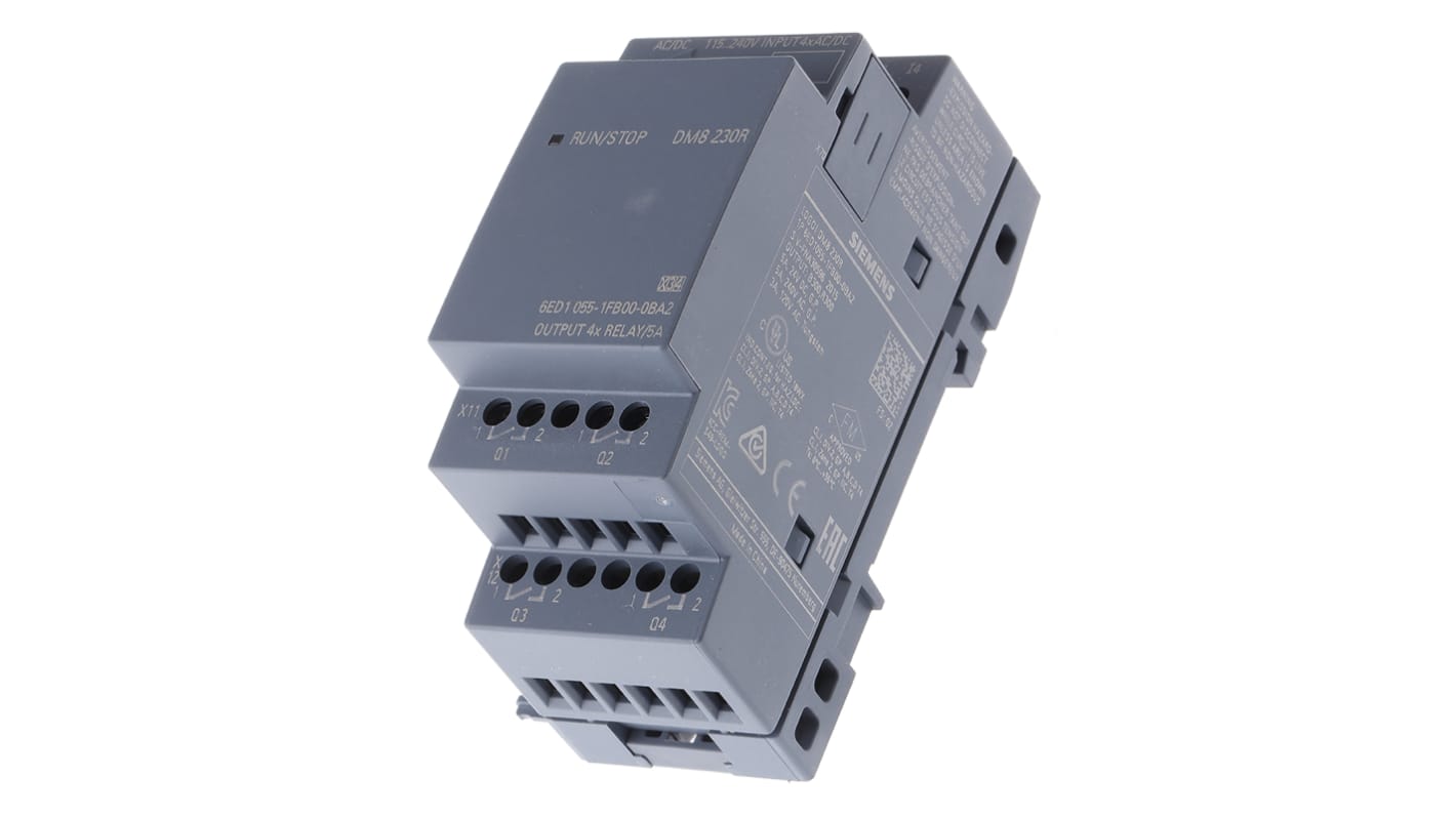 Rs-Online Modulo I/O Siemens LOGO ingressi: 4 uscite: 4