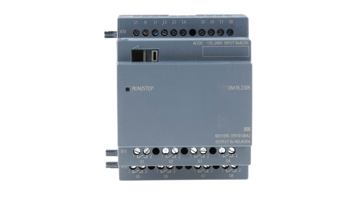 Rs-Online Modulo I/O Siemens LOGO ingressi: 8 uscite: 8