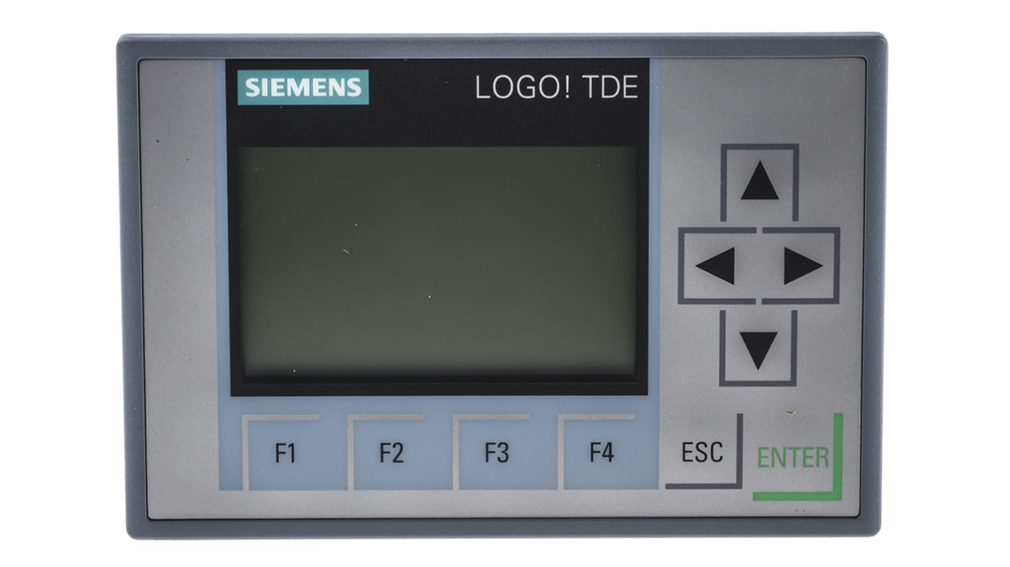 Siemens with LOGO! 8 and higher Backlit HMI Panel, 2 port, 12 → 24 V ac/dc Supply