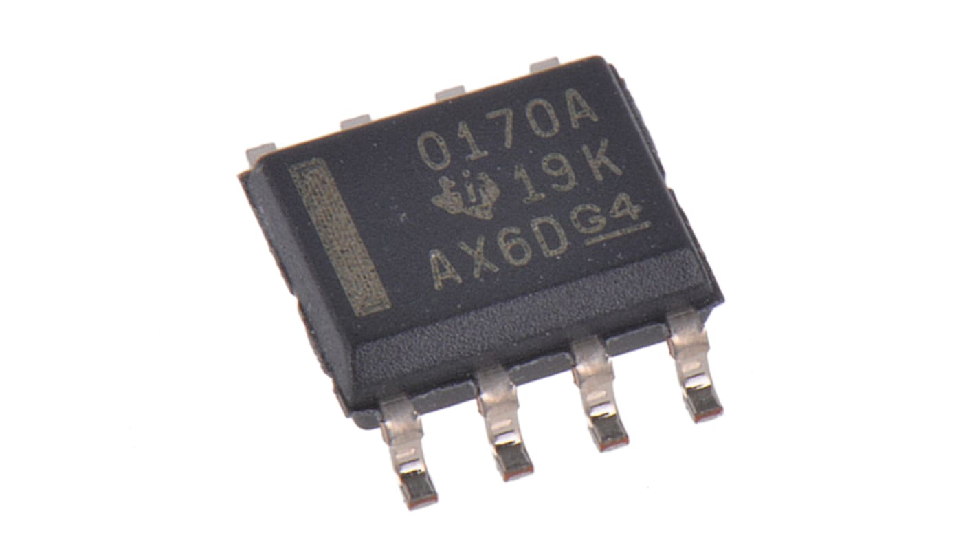 OPA170AID Texas Instruments, Precision, Op Amp, RRO, 1.2MHz 1 MHz, 2.7 → 36 V, 8-Pin SOIC