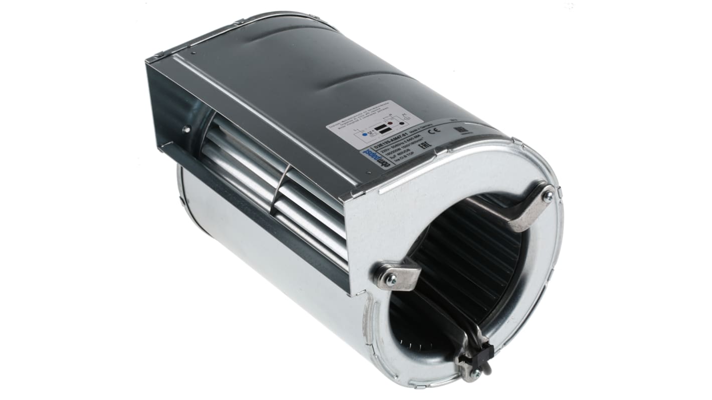 ebm-papst D2E 133 Series Centrifugal Fan, 230 V ac, 700m³/h, AC Operation, 180 x 254 x 171.5mm
