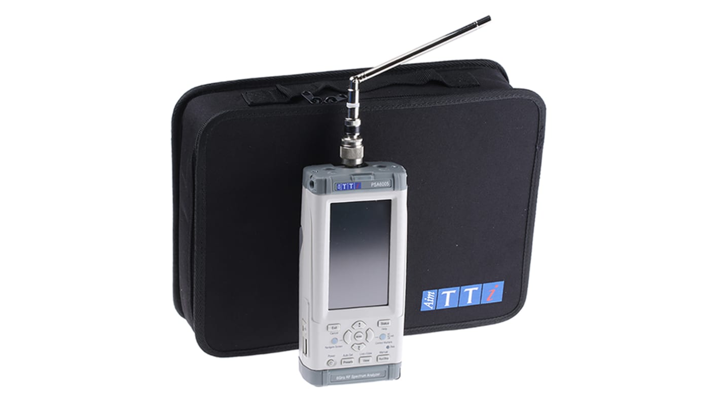 Aim-TTi PSA6005USC Handheld Spectrum Analyser, 10 MHz → 6 GHz