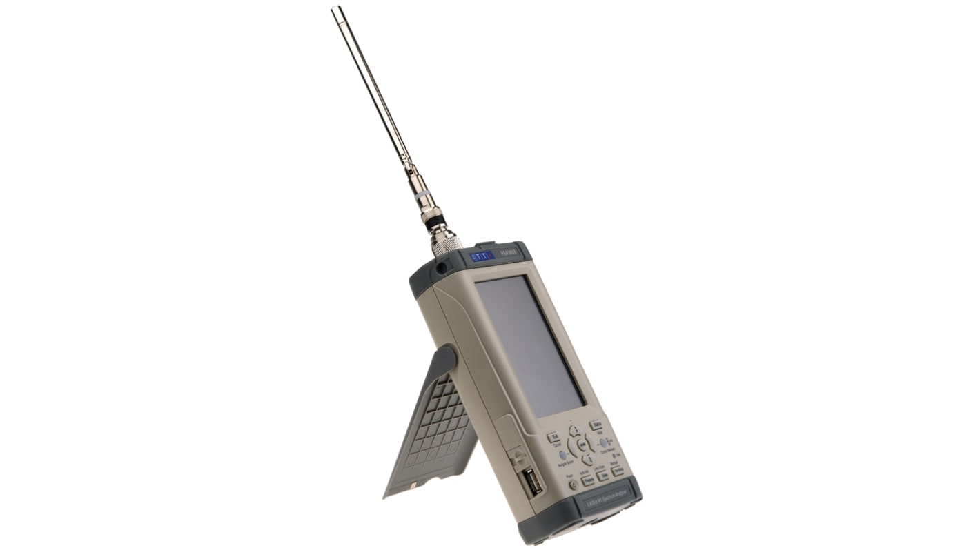 Aim-TTi 手持式频谱分析仪, 10 MHz → 3.6 GHz, 屏幕4.3 in , 背光 TFT LCD, USB接口