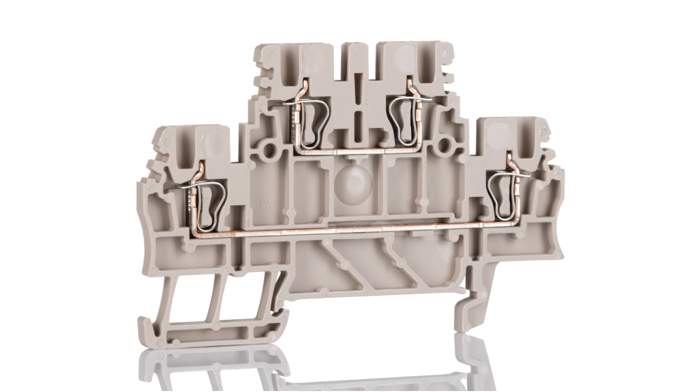 Weidmuller 1791100000 Z Series Beige, 1.5mm², Double-Level, Clamp Termination