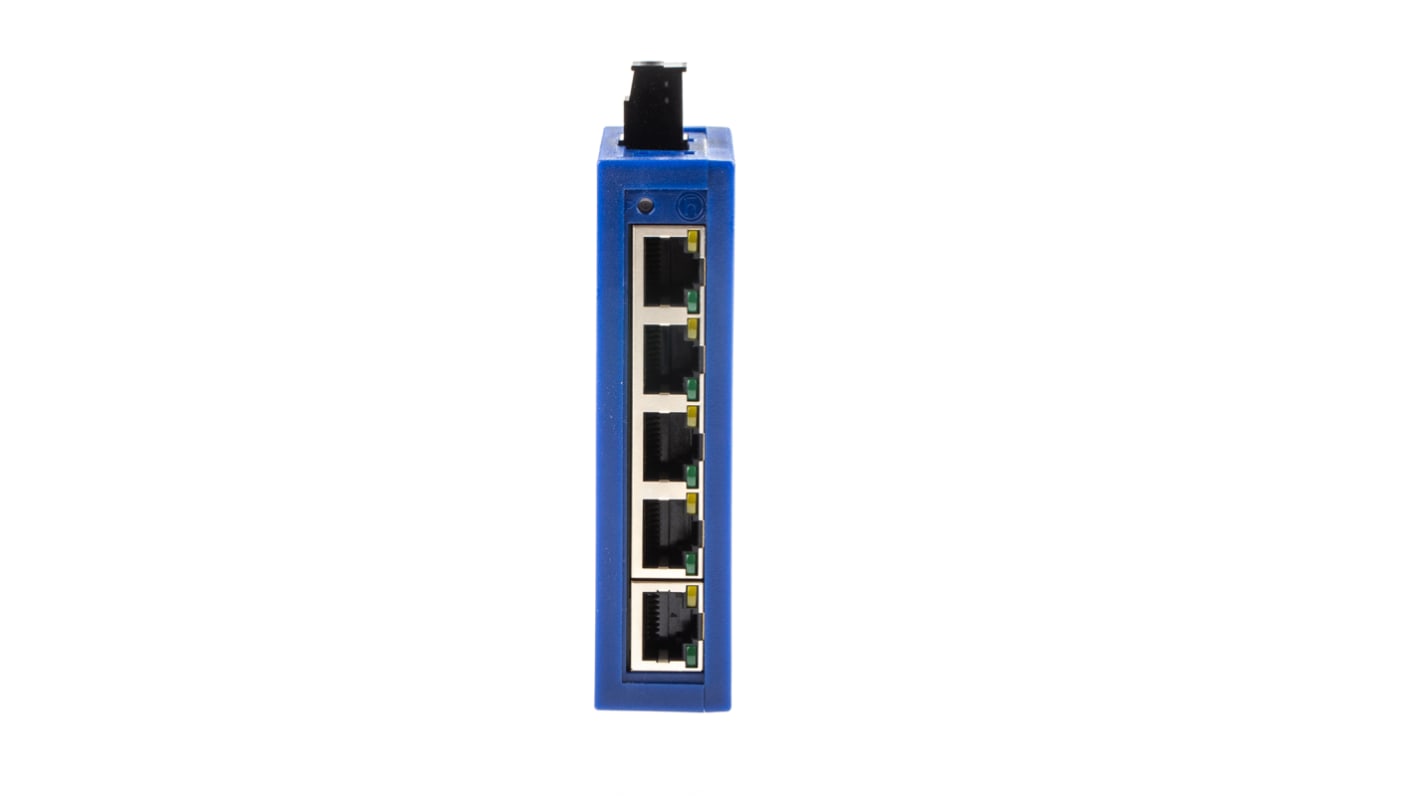 Hirschmann Unmanaged Ethernet Switch, 5 x RJ45 für DIN-Schienen