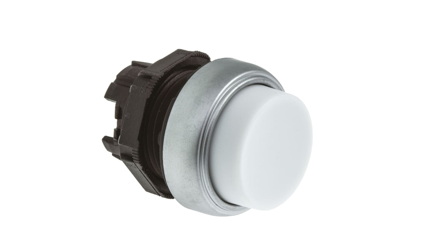 Lovato Platinum Series White Spring Return Push Button Head, 22mm Cutout, IP66, IP67, IP69K