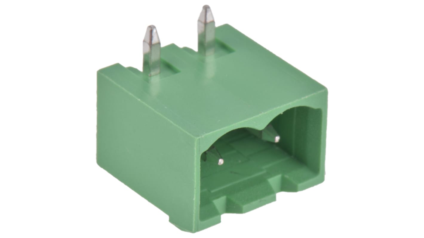 Wurth Elektronik, 5.08mm Pitch, 313, 2 Way, , Pluggable Terminal Block, Header, Through Hole, Solder Termination,