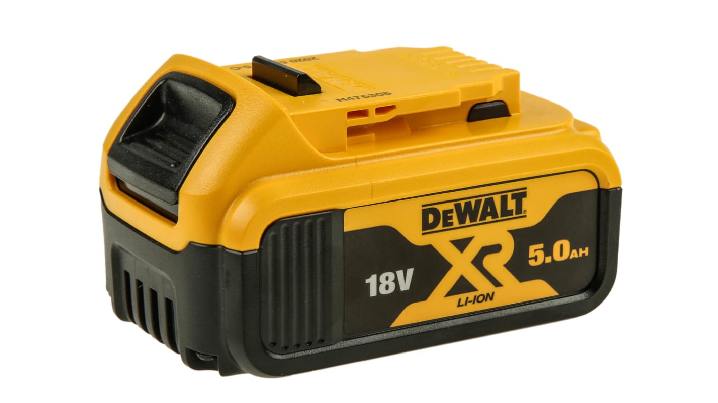 DeWALT DCB184-XJ 5Ah 18V Power Tool Battery, For Use With , For DeWALT 18V XR Tools