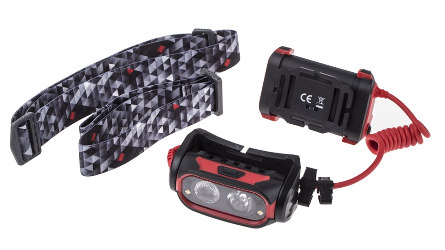 Nightsearcher LED Head Torch Black 550 lm