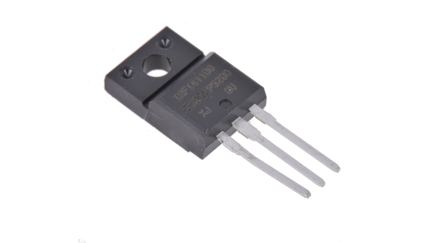 N-Channel MOSFET, 72 A, 100 V, 3-Pin TO-220AB FP Infineon IRFI4110GPBF