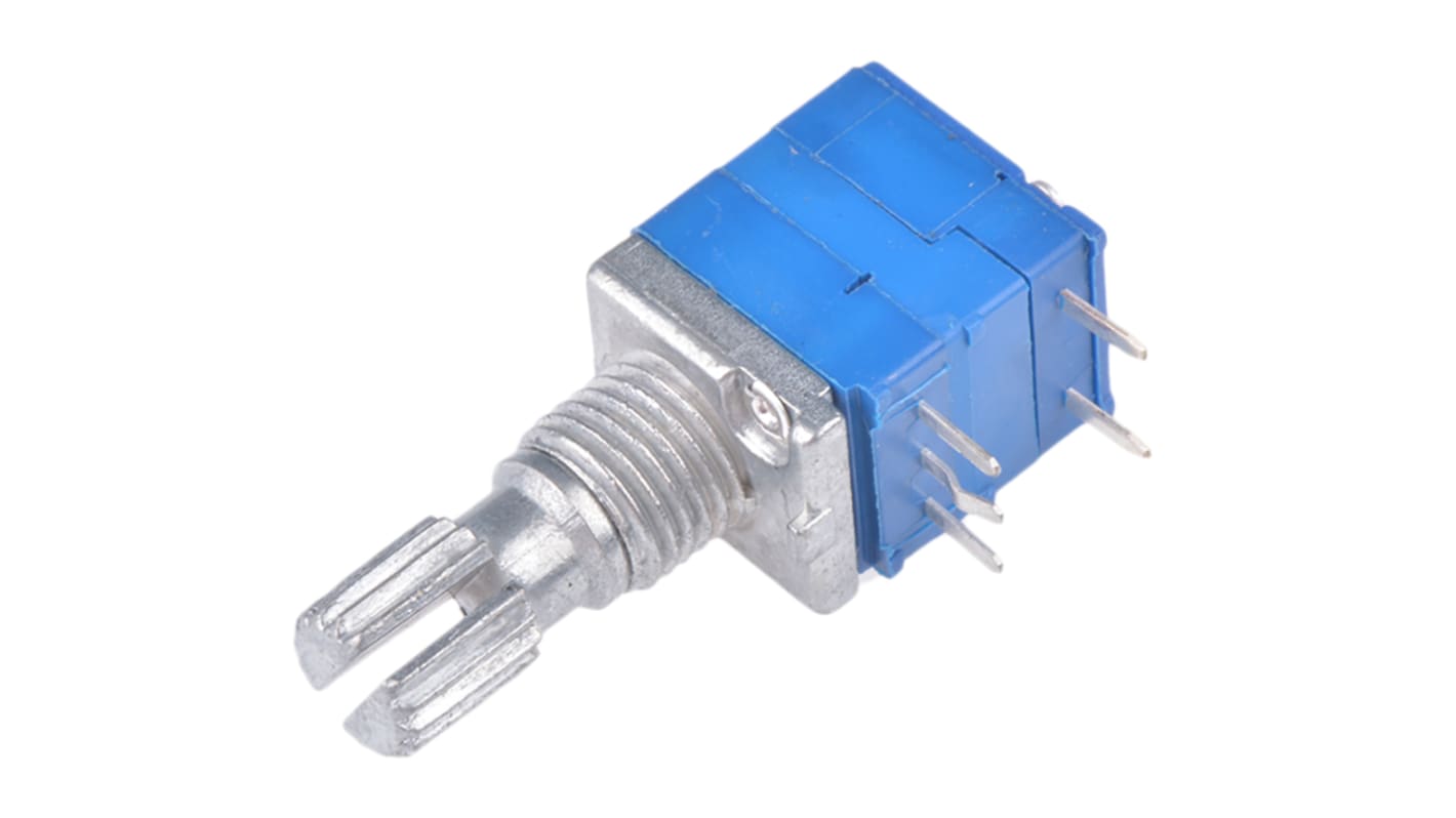Bourns PTR90 10kΩ Rotary Potentiometer 1-Gang Through Hole, PTR901-2015K-B103