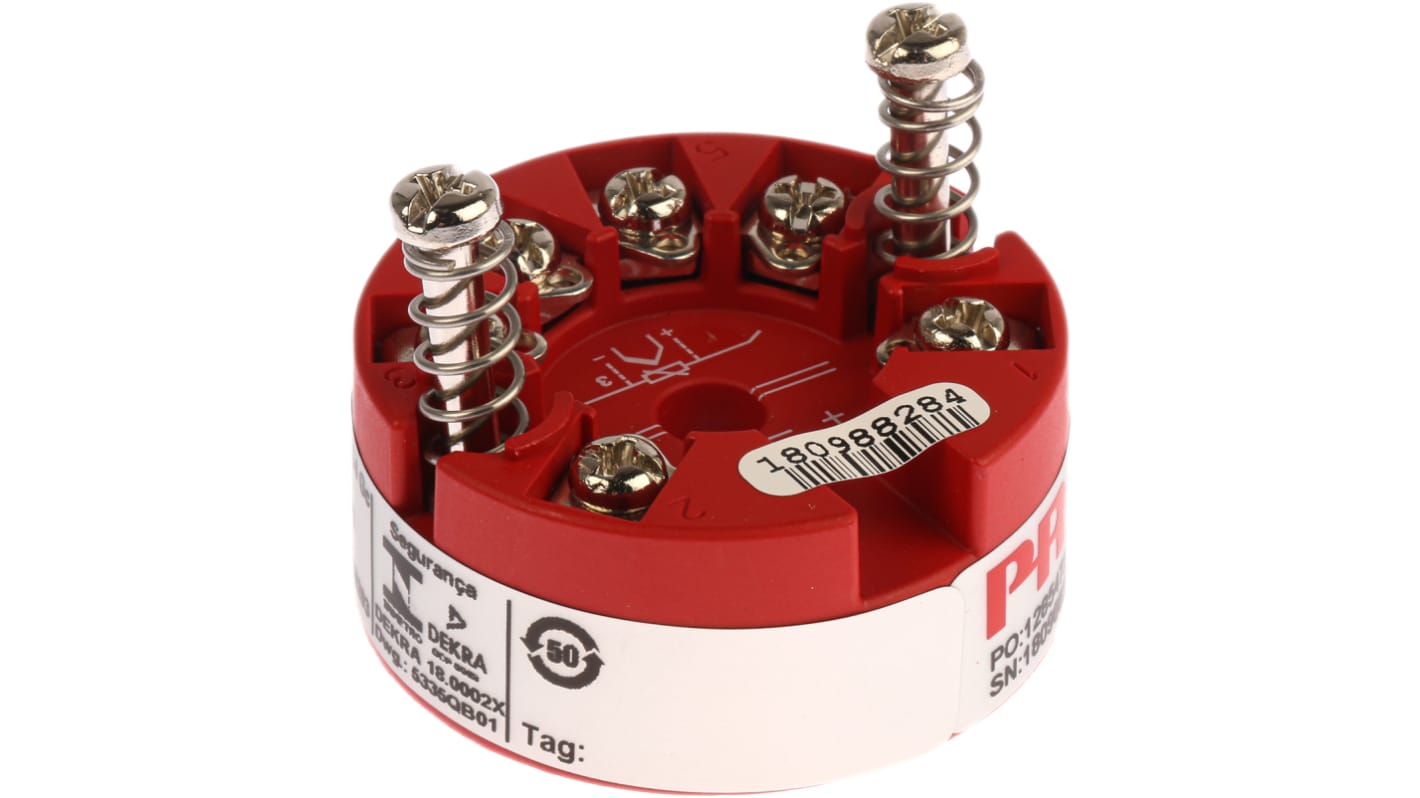 PR Electronics 5300 Temperature Transmitter Linear Resistance, RTD, Thermocouple, Voltage Input, 8 → 35 V dc
