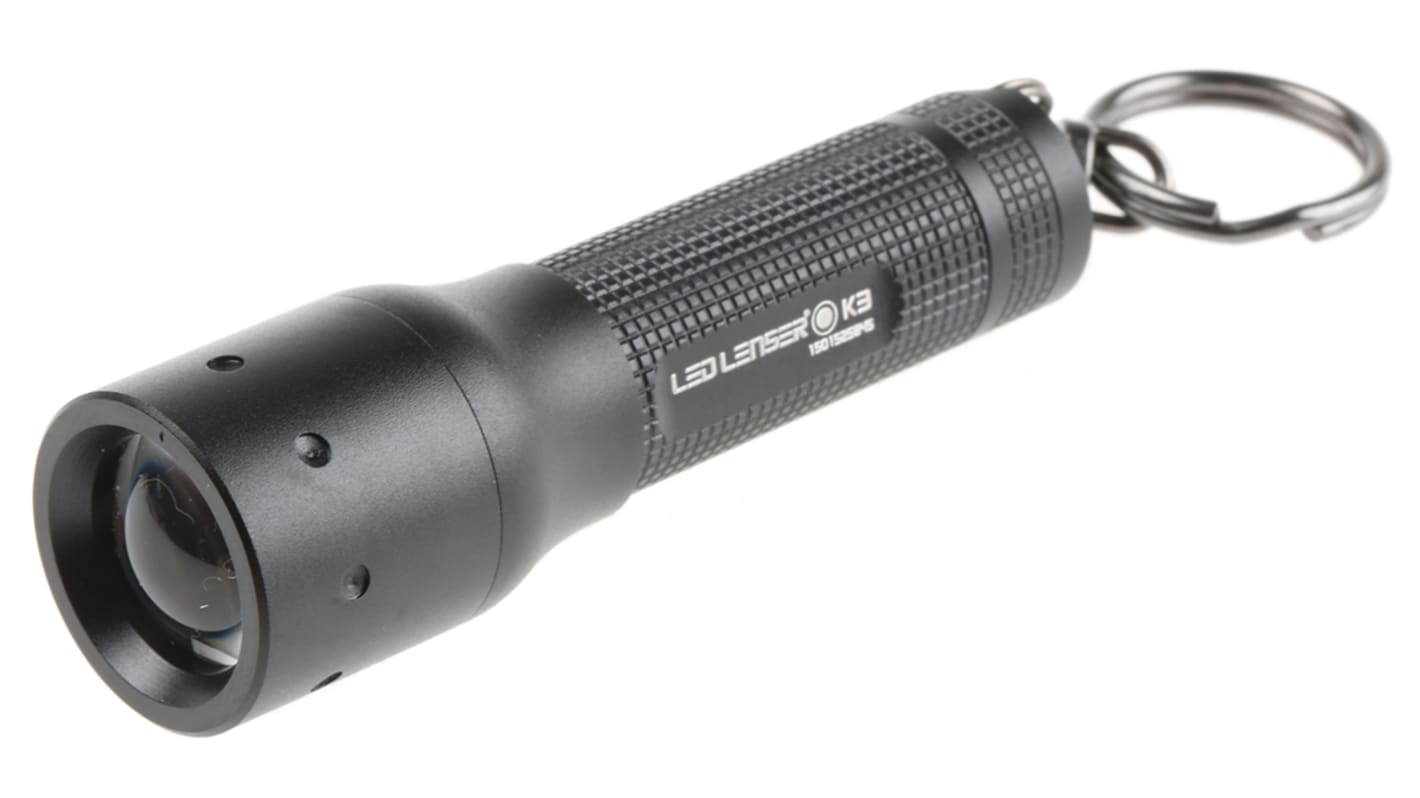 Led Lenser LED Keyring Torch Black 15 lm, 68 mm