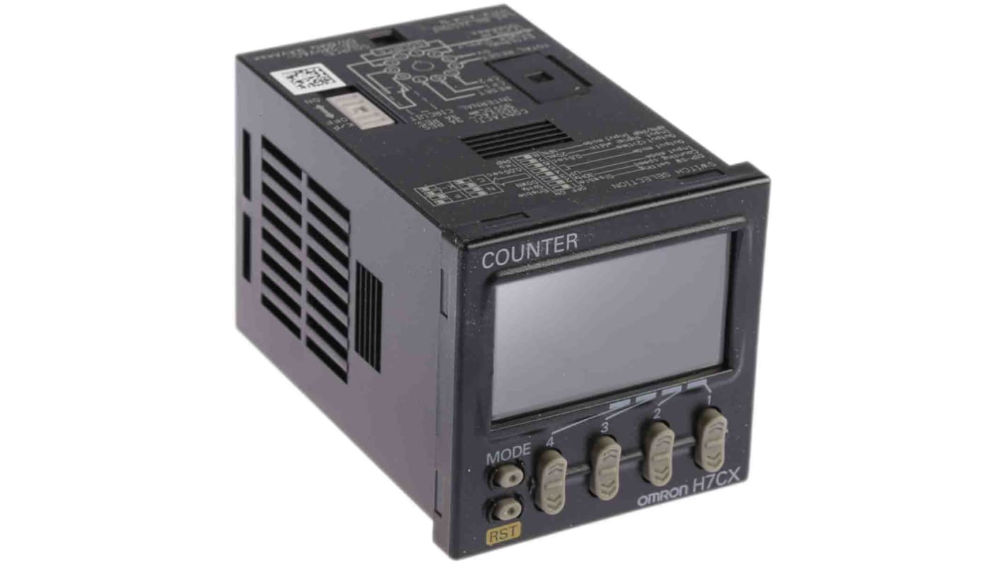 Omron H7CX Counter, 4 Digit, 10kHz, 100 → 240 V ac