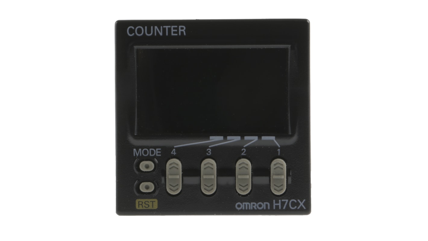 Omron H7CX Counter, 4 Digit, 10kHz, 12 → 24 V dc