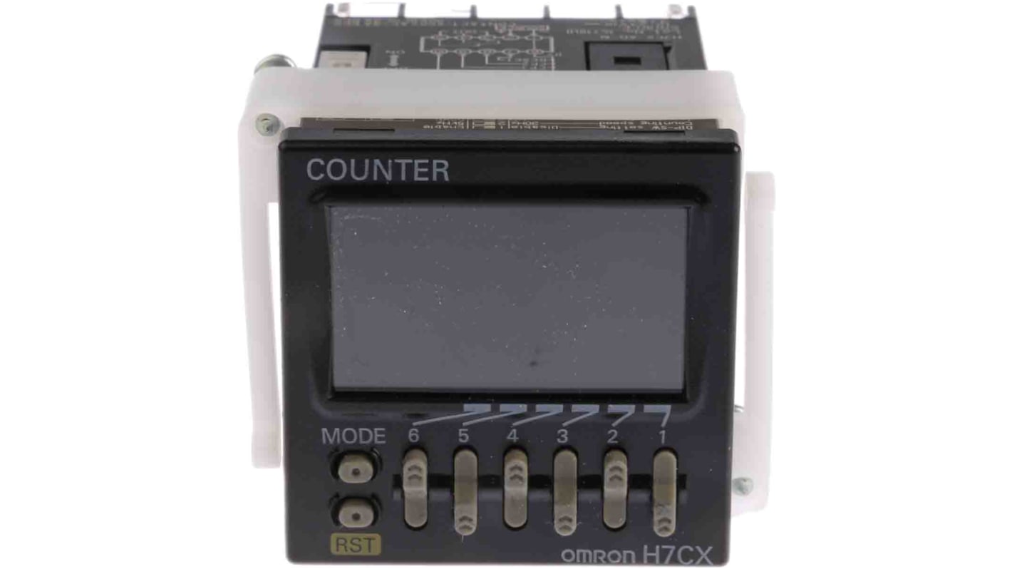 Omron H7CX Counter, 6 Digit, 10kHz, 12 → 24 V dc