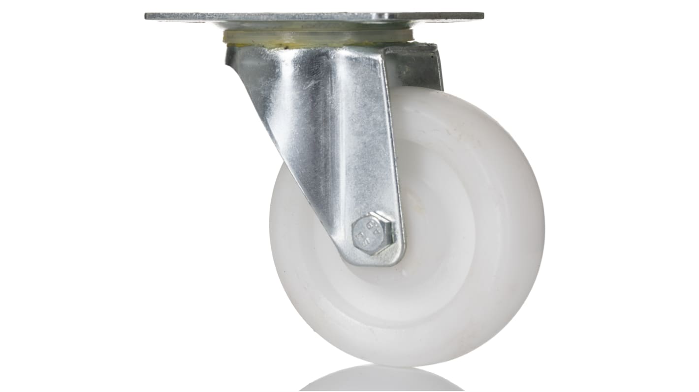 Ruota per carrelli orientabile RS PRO in PP, Ø 75mm, 75kg