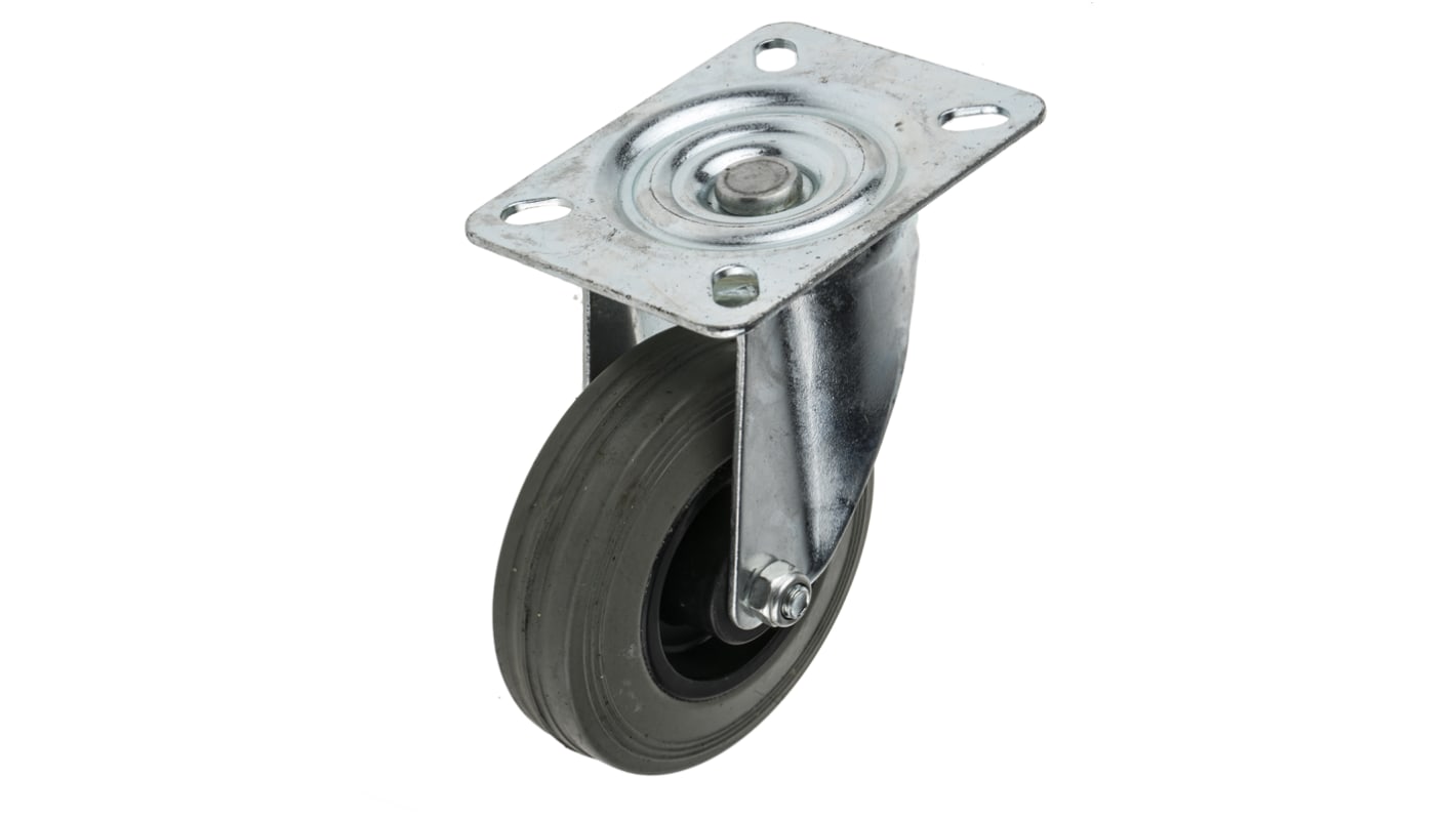 RS PRO Swivel Castor Wheel, 70kg Capacity, 100mm Wheel