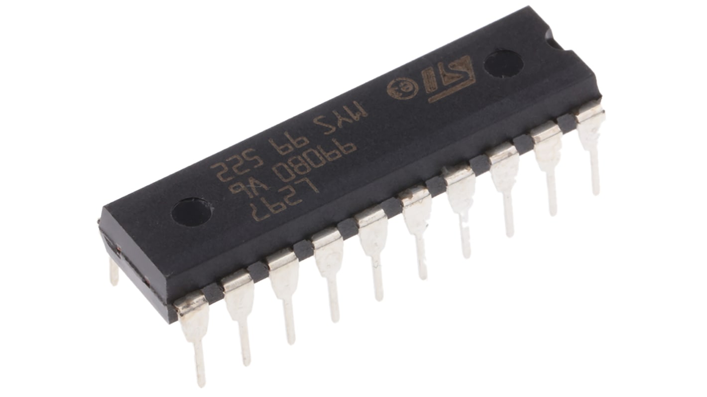 STMicroelectronics L297/1, Stepper Motor Controller, 10 V 20-Pin, PDIP