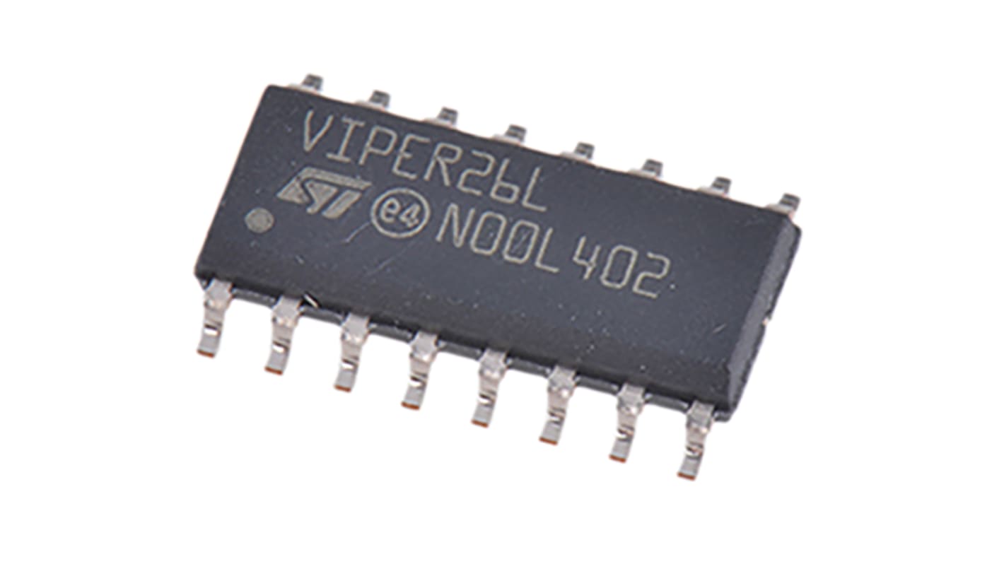 STMicroelectronics, SMPS Controller 16-Pin, SOIC VIPER26LD