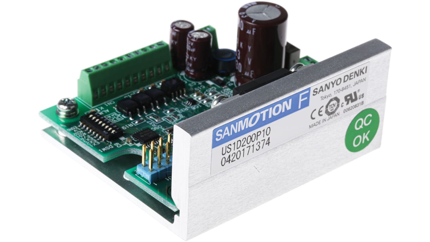 Sanyo Denki 2步进电机控制器, 电流控制器, 24 V/36 V ± 10%, 额定电压36V 直流, 额定电流3A