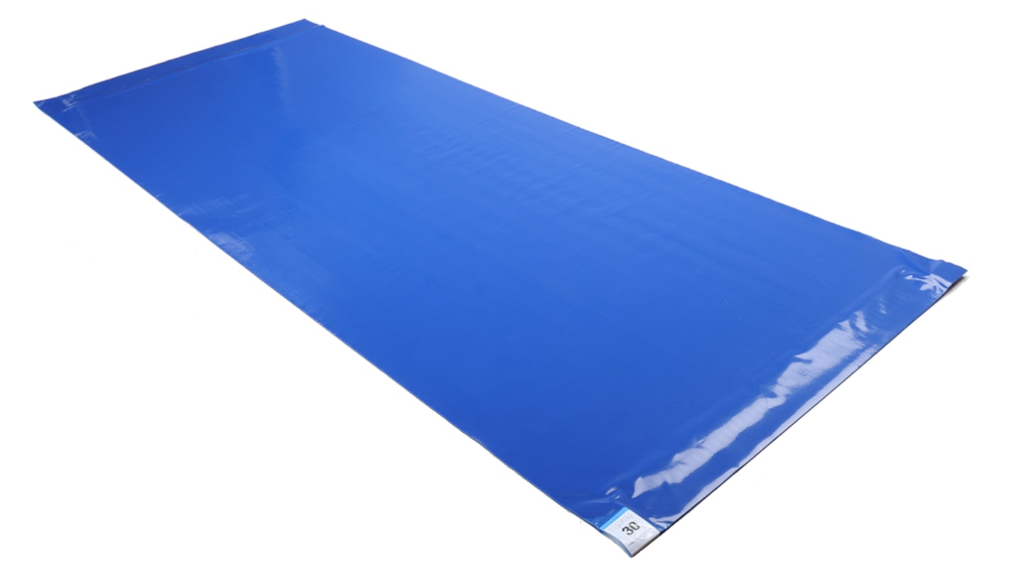 RS PRO Cleanroom Tacky Mat, 1.14m x 460mm x 1.65mm