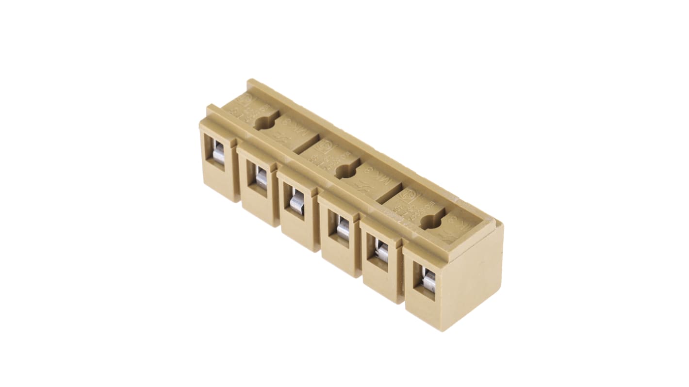 Morsettiera Weidmuller, 6 vie, per cavi 22 → 12 AWG