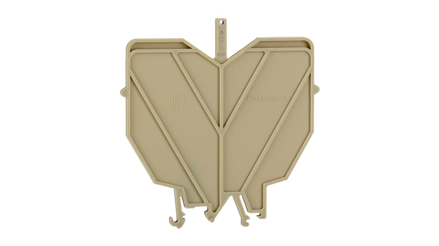 Weidmuller SAK Series End Cover for Use with SAK-Series Modular Terminals