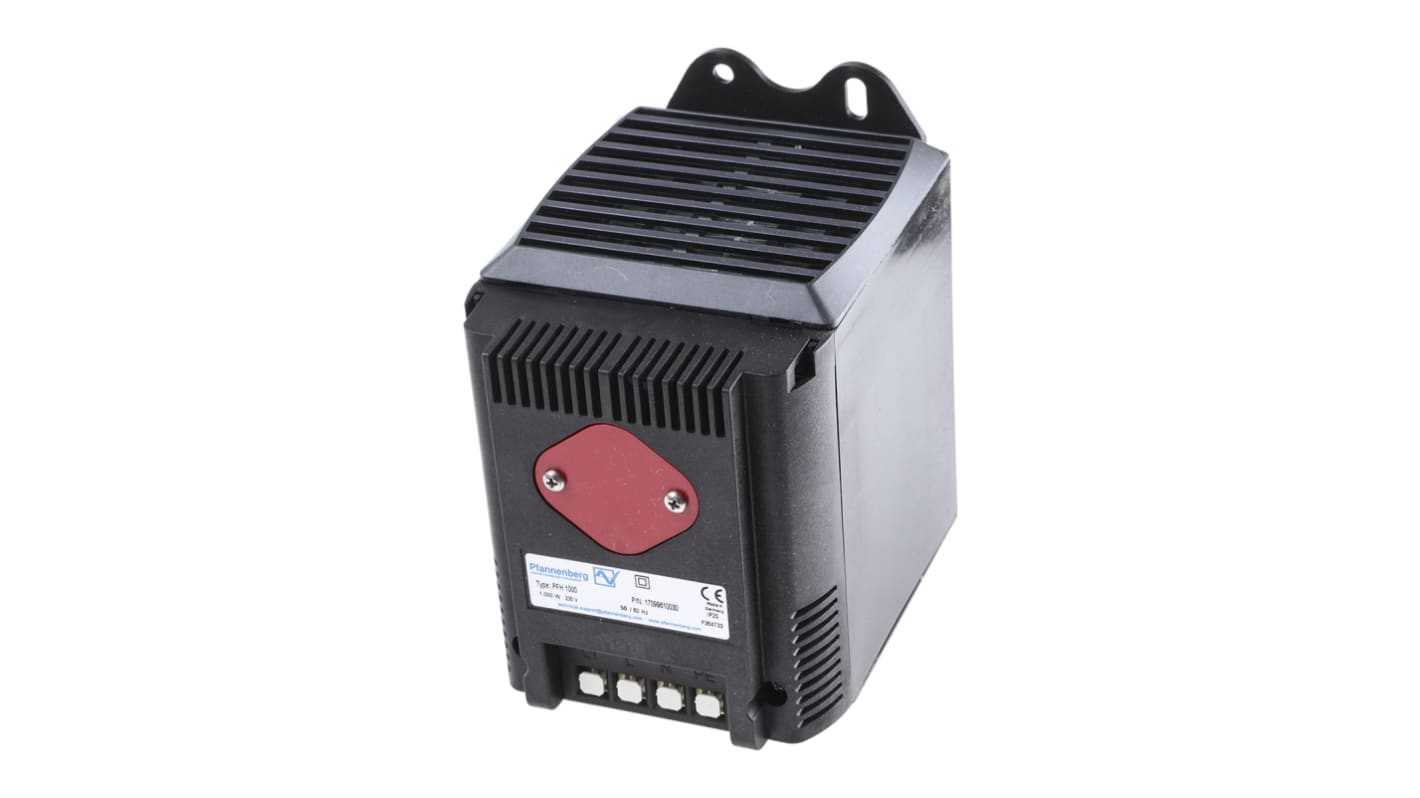 Chauffage de boîtier, 1000W, 80m³/h, 230V c.a.
