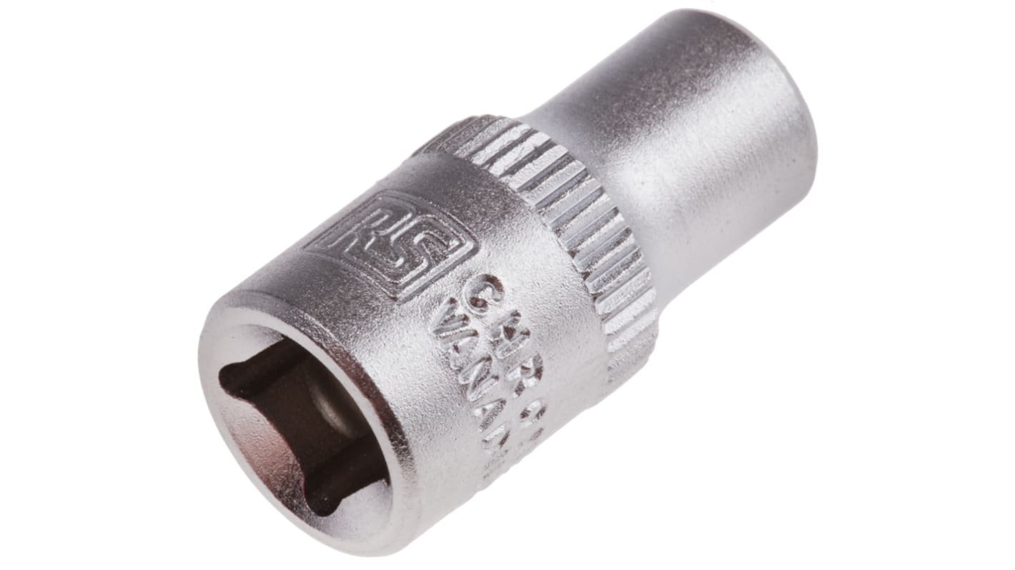 RS PRO ソケット 1/4インチ, ソケットサイズ:6mm