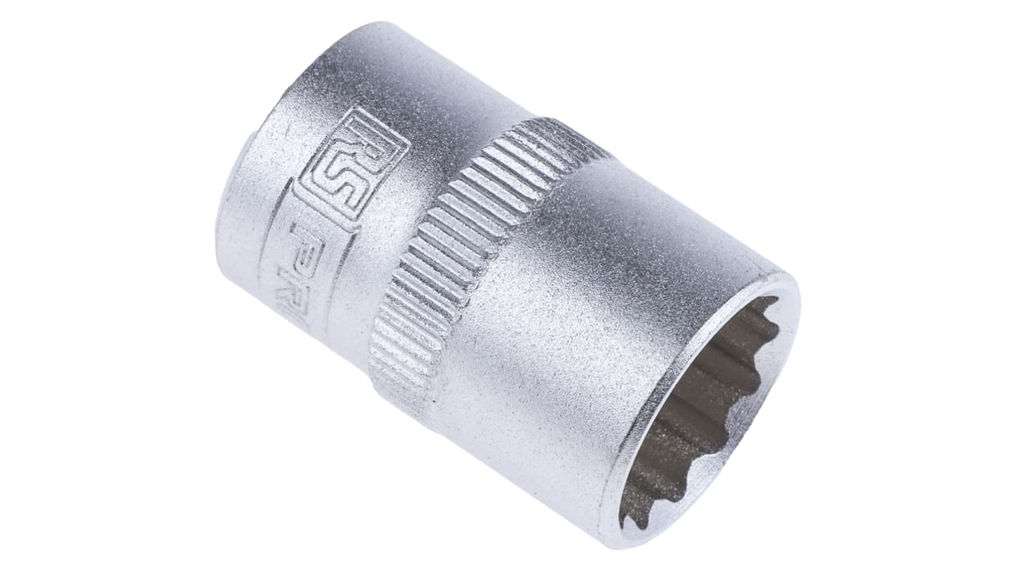 RS PRO 3 8 in Drive 13mm Standard Socket 12 point RS