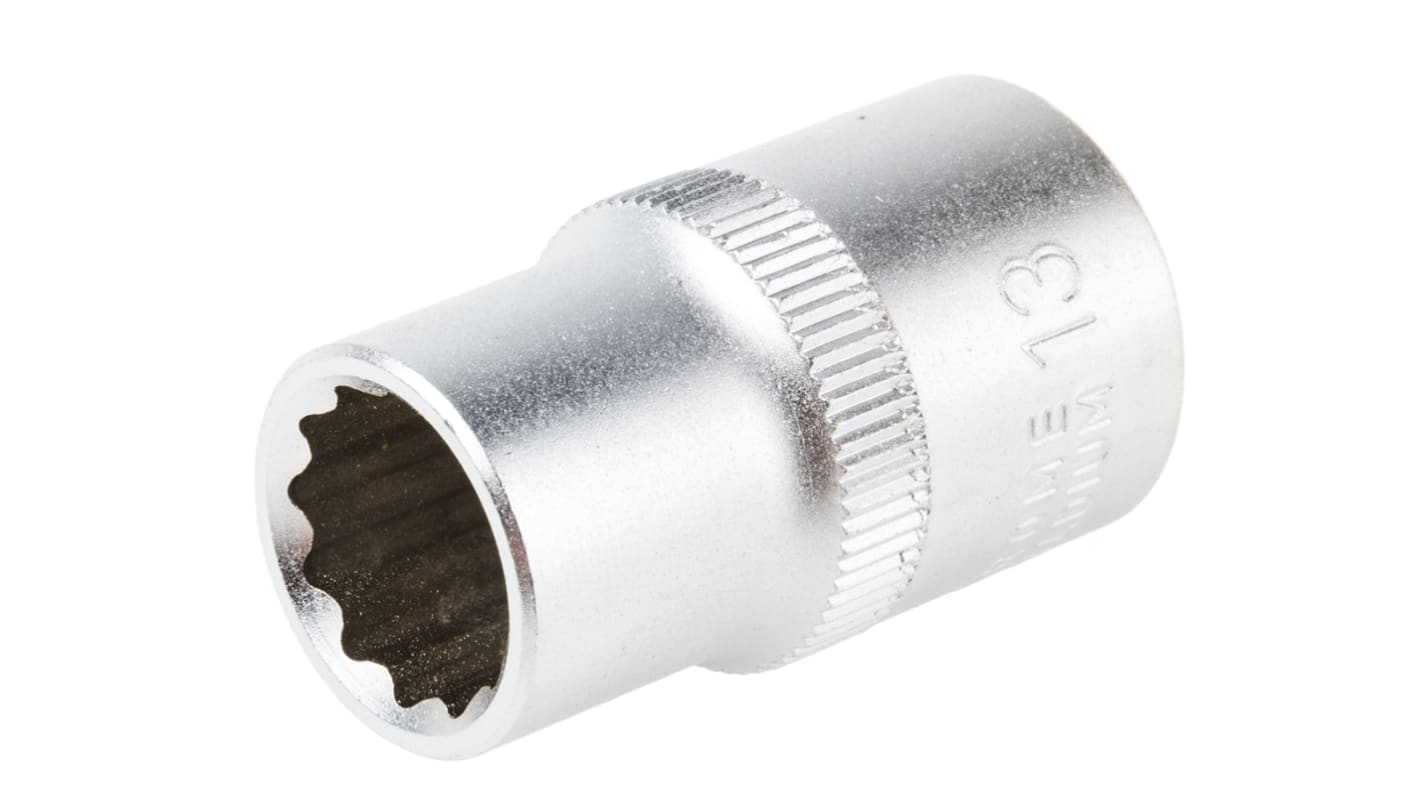 RS PRO 1 2 in Drive 13mm Standard Socket 12 point RS