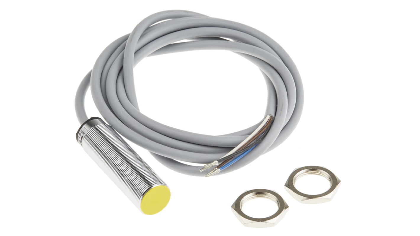 Rs-Online Sensore di prossimità Cilindro filettato Turck M18 rilevamento 4 mm 15 → 30 V c.c