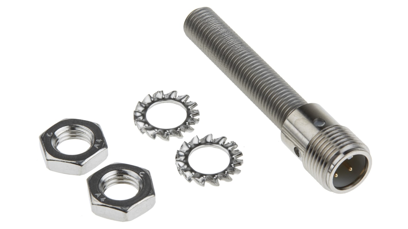 Rs-Online Sensore di prossimità Cilindro filettato Turck M12 rilevamento 2 mm 10 → 30 V c.c