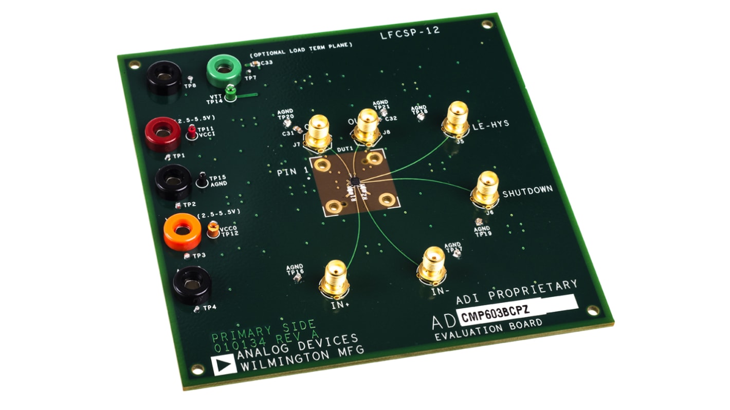 Analog Devices EVAL-ADCMP603BCPZ, Comparator Evaluation Board for ADCMP603