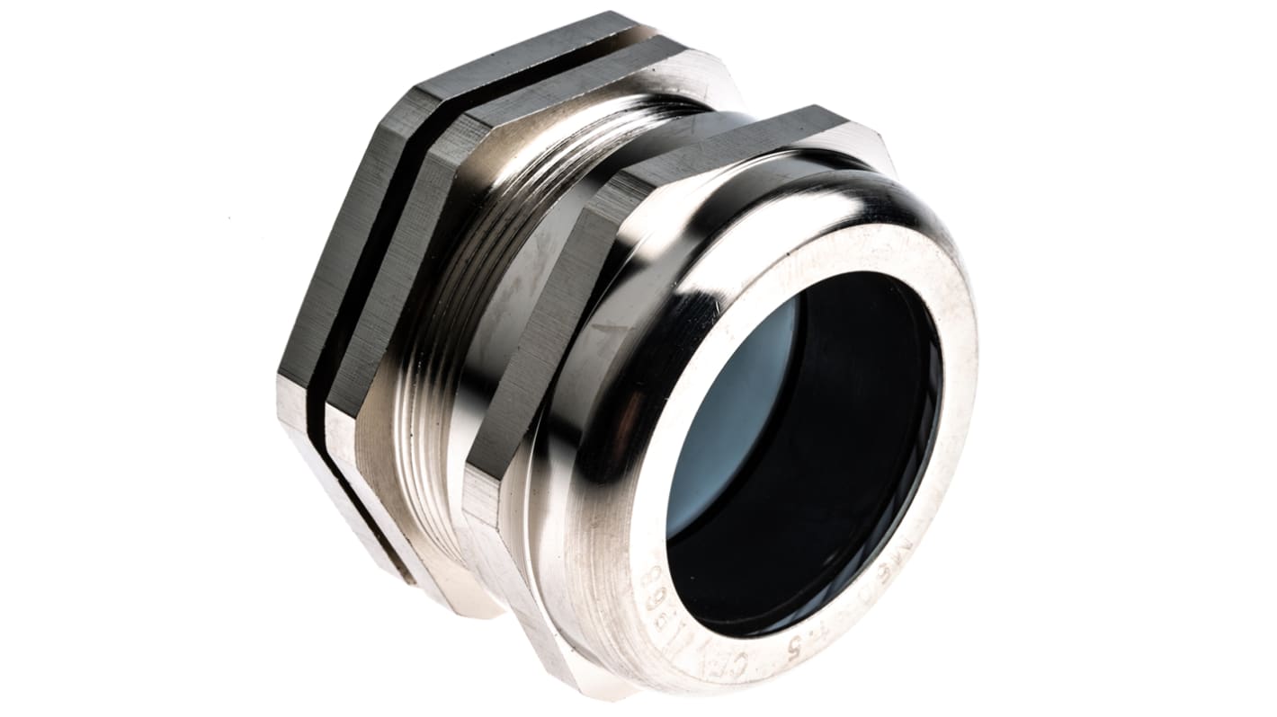 Pressacavo RS PRO, in Ottone zincato, filetto M50, Ø cavo 31mm - 38mm max