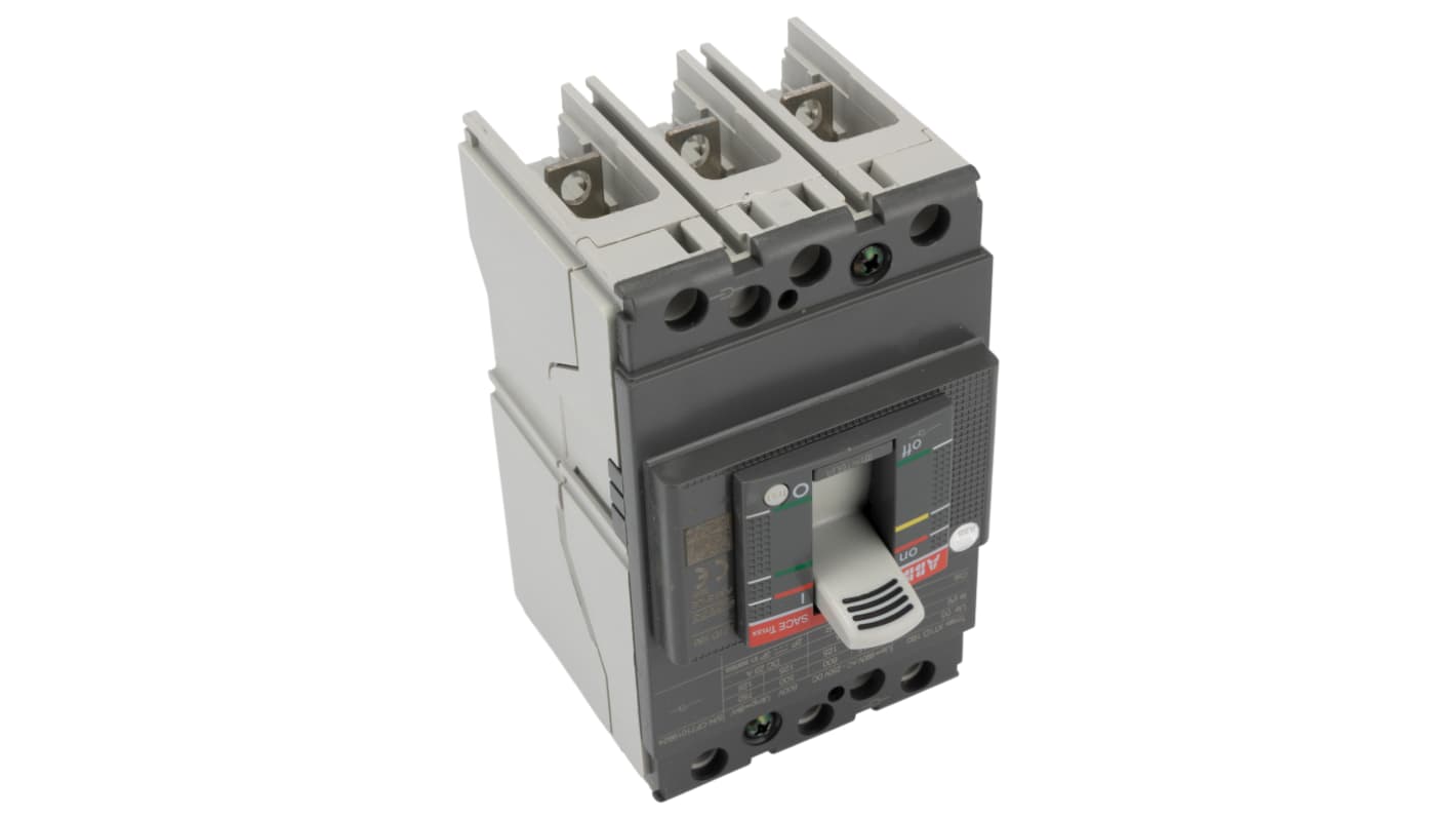 ABB, Protecta MCCB 3P 250A, Breaking Capacity 36 kA, DIN Rail Mount