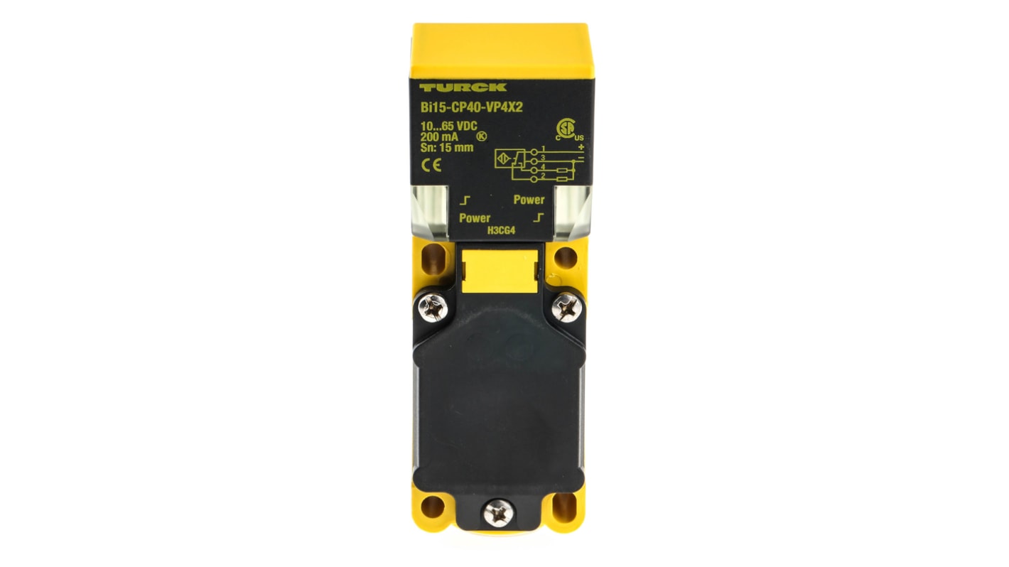 Rs-Online Sensore di prossimità a parallelepipedo Turck rilevamento 15 mm 10 → 65 V cc