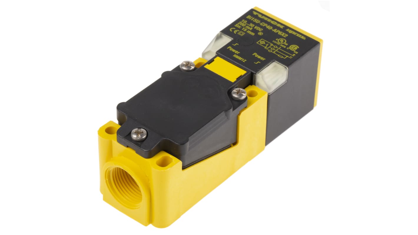 Rs-Online Sensore di prossimità a parallelepipedo Turck M12 rilevamento 15 mm 10 → 30 V c.c