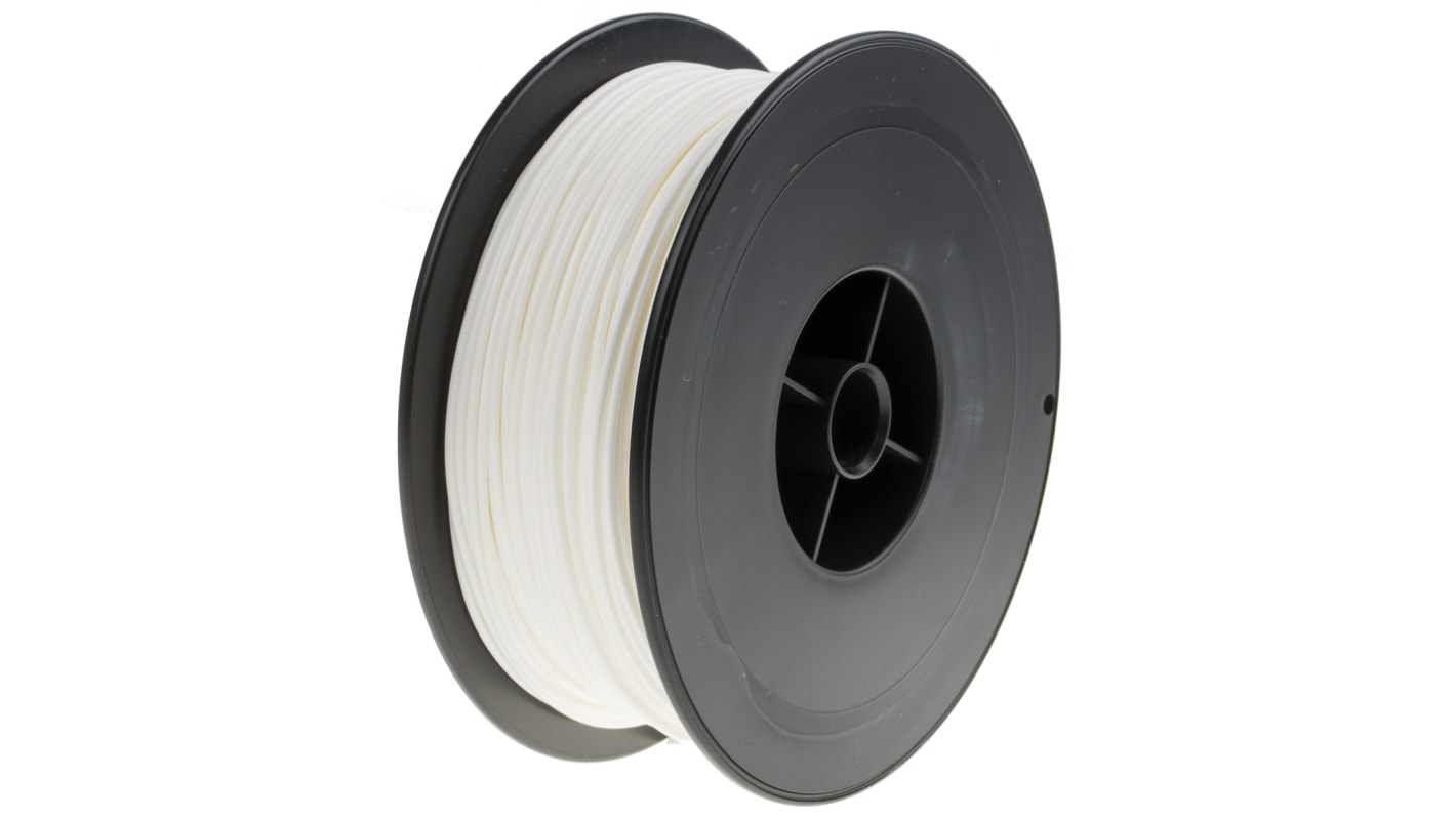 RS PRO 1.75mm White PLA 3D Printer Filament, 300g