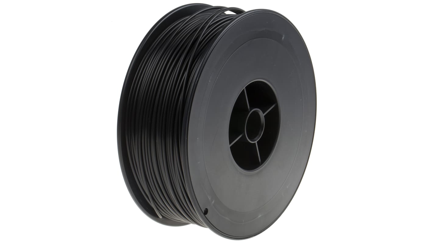 RS PRO 1.75mm Black ABS 3D Printer Filament, 300g