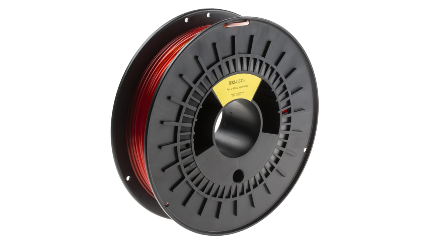 Filamento per stampante 3D RS PRO, M-ABS, Rosso, diam. 2.85mm