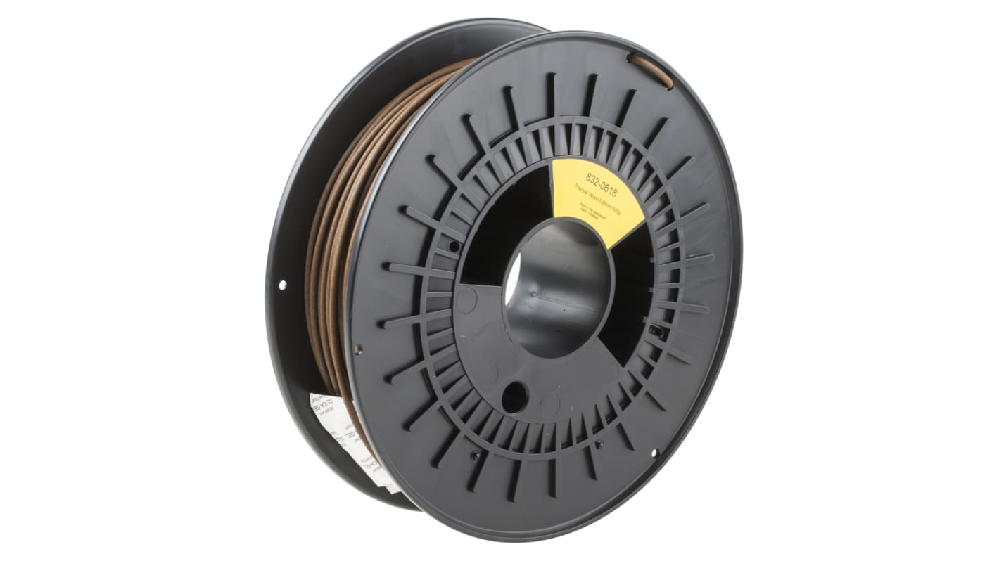 RS PRO 2.85mm Wood 3D Printer Filament, 500g