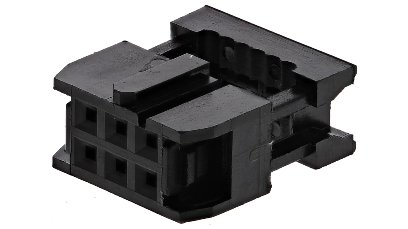 Amphenol Communications Solutions 6-Way IDC Connector Socket for Cable Mount, 2-Row
