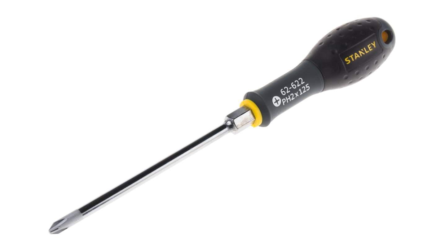 Stanley Phillips  Screwdriver, PH2 Tip, 125 mm Blade, 125 mm Overall