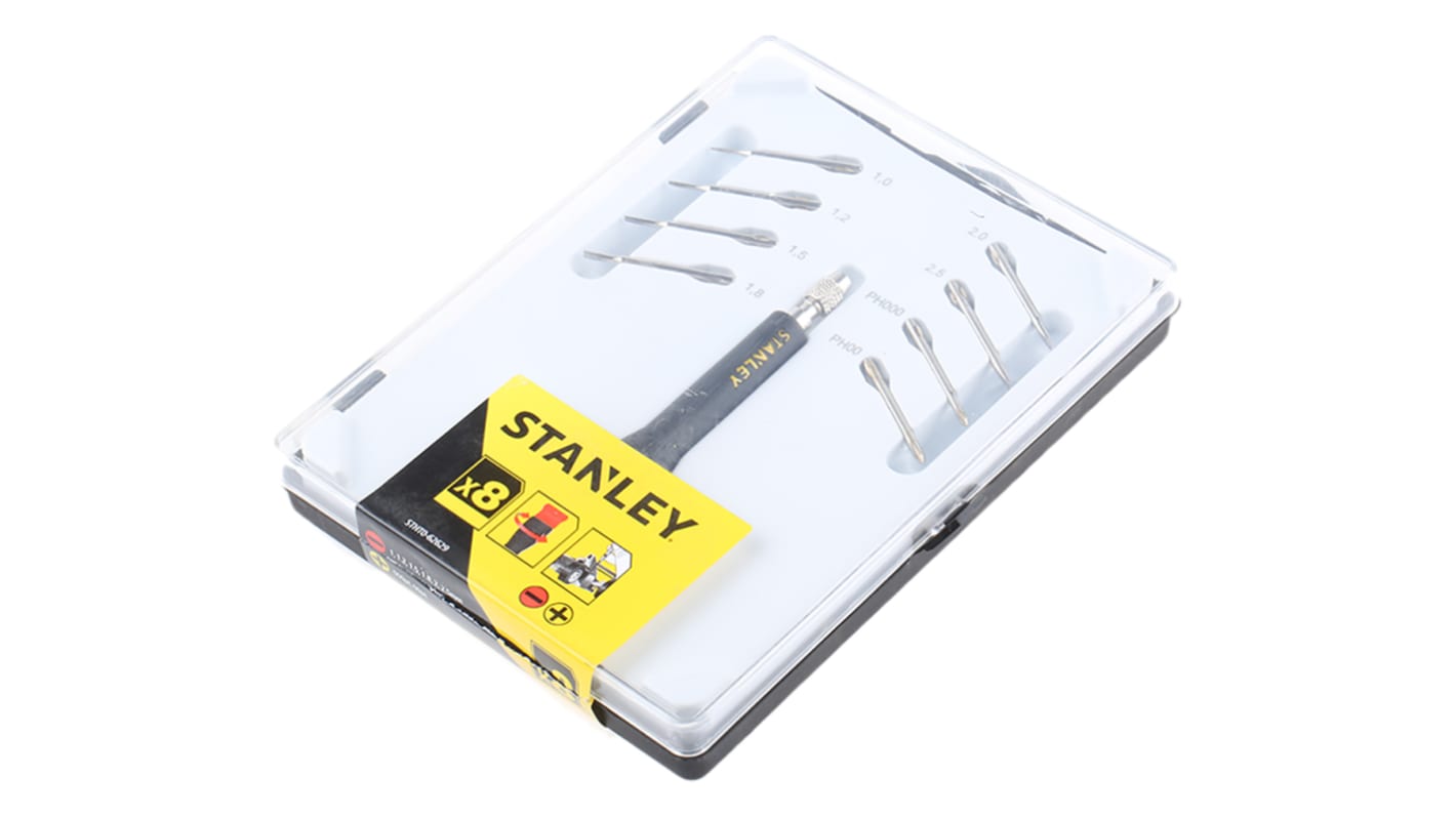 Stanley Phillips; Slotted Interchangeable Screwdriver Set, 8-Piece