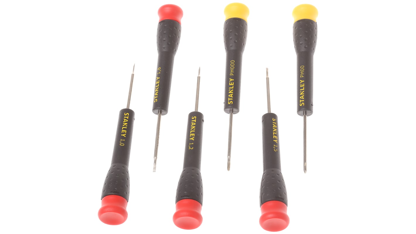 Stanley Phillips, Slotted Screwdriver Set, 6-Piece