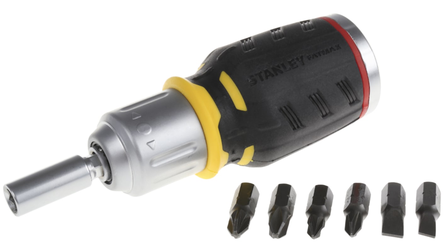 Set di cacciavite a cricchetto e inserti Stanley FMHT0-62688, punte: Phillips, Pozidriv, a taglio